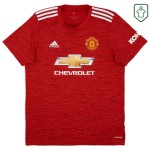 Maillot rétro domicile homme Manchester United 2020/21 B. Fernandes #18