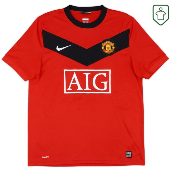 Maillot rétro domicile homme Manchester United 2009/10 Rooney #10 Maillot rétro domicile homme Manchester United 2009/10 Rooney #10