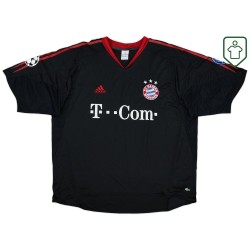 Homme Maillot rétro Bayern Munich 2004/05 Ballack #13