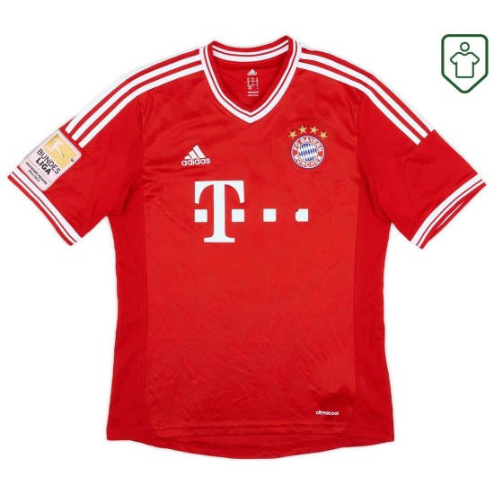 Homme Maillot domicile rétro Bayern Munich 2013/14 Götze #19 Homme Maillot domicile rétro Bayern Munich 2013/14 Götze #19