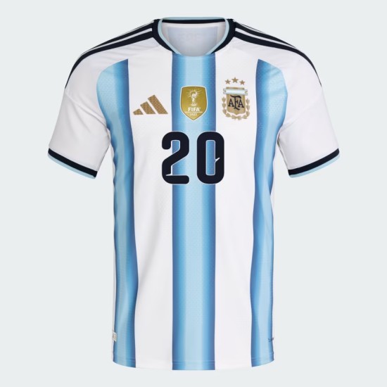 Maillot Officiel Domicile Argentine 2026 Femme MAC ALLISTER #20