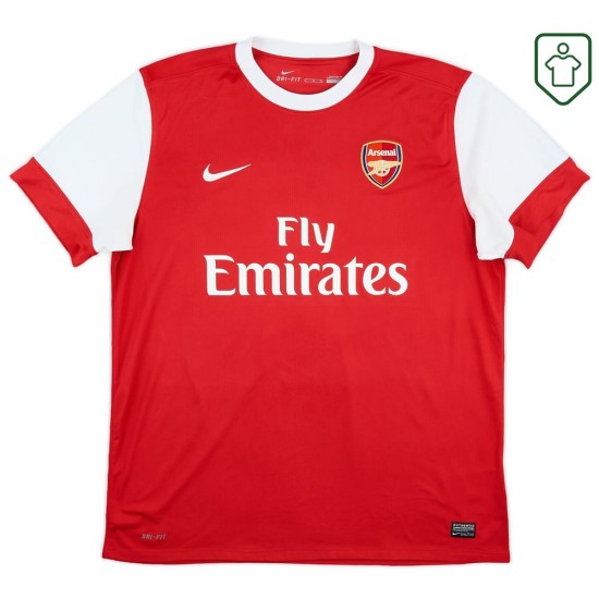 Maillot rétro domicile homme Arsenal 2010/11 Fabregas #4 Maillot rétro domicile homme Arsenal 2010/11 Fabregas #4