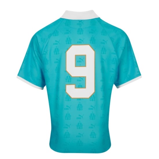 Maillot Retro King OM #9 - Bleu Homme