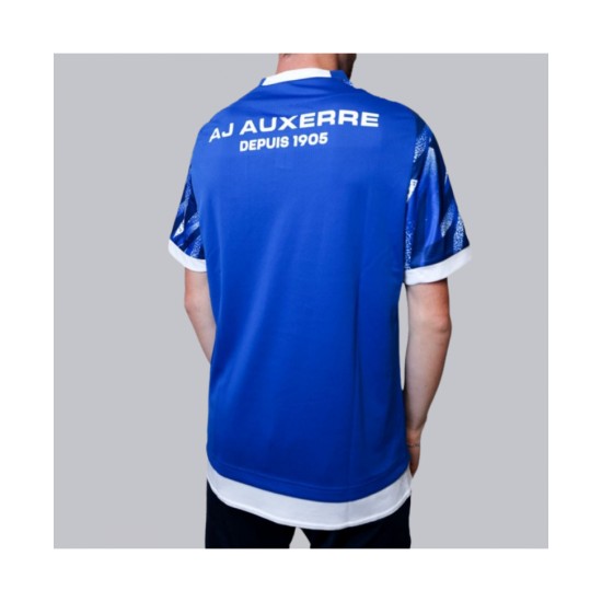Maillot d'échauffement troisième AJ Auxerre 2025/26 homme - Bleu Maillot d'échauffement troisième AJ Auxerre 2025/26 homme - Bleu