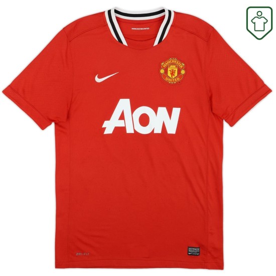 Maillot rétro domicile homme Manchester United 2011/12 Rooney #10 Maillot rétro domicile homme Manchester United 2011/12 Rooney #10