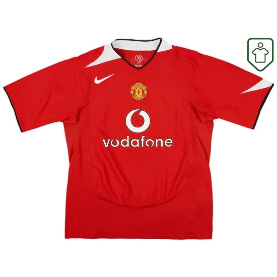 Maillot rétro domicile homme Manchester United 2004/06 Rooney #8 Maillot rétro domicile homme Manchester United 2004/06 Rooney #8