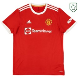Maillot rétro domicile homme Manchester United 2021/22 Shaw #23