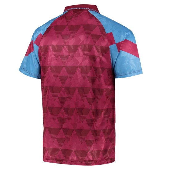 Maillot Rétro Rouge Femme Aston Villa 1990
