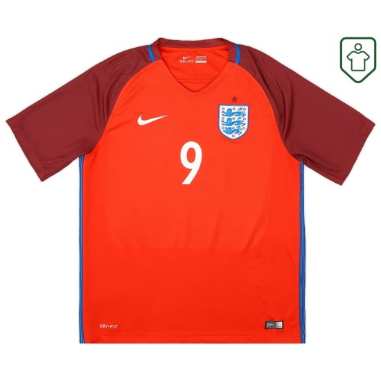 Homme Maillot rétro extérieur Angleterre 2016/17 Kane #9