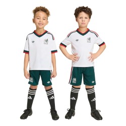 Maillot Enfant Mexique 2026 Ensemble Extérieur Coupe du Monde