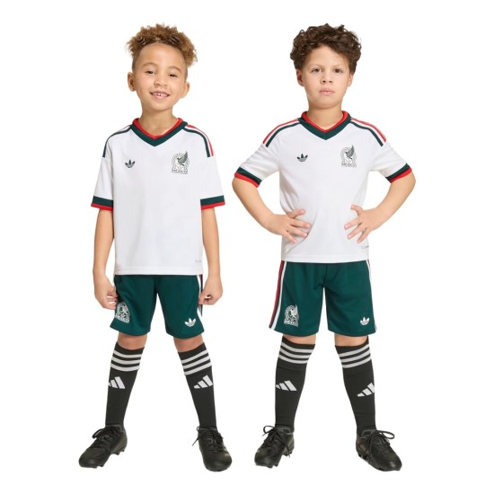 Maillot Enfant Mexique 2026 Ensemble Extérieur Coupe du Monde Maillot Enfant Mexique 2026 Ensemble Extérieur Coupe du Monde