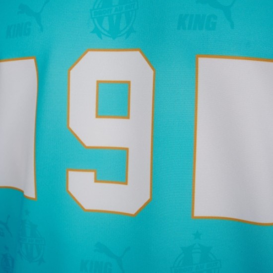Maillot Retro King OM #9 - Bleu Homme