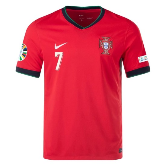Cristiano Ronaldo #7 Portugal Maillot Domicile EURO 2024