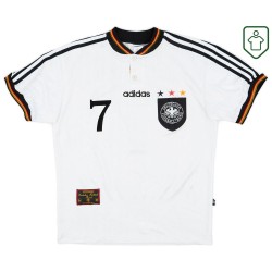Homme Maillot rétro domicile Allemagne 1996/98 Möller #7