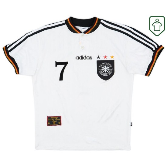 Homme Maillot rétro domicile Allemagne 1996/98 Möller #7
