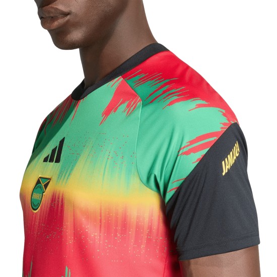 Troisième Maillot Avant-Match Coupe du Monde 2026 Jamaïque Femme Troisième Maillot Avant-Match Coupe du Monde 2026 Jamaïque Femme