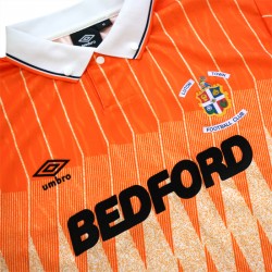 Maillot rétro extérieur Luton Town 1989/90 homme
