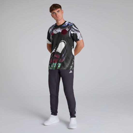 Femme Manchester United 2025/26 Troisième Maillot Pré-Match - Noir Femme Manchester United 2025/26 Troisième Maillot Pré-Match - Noir