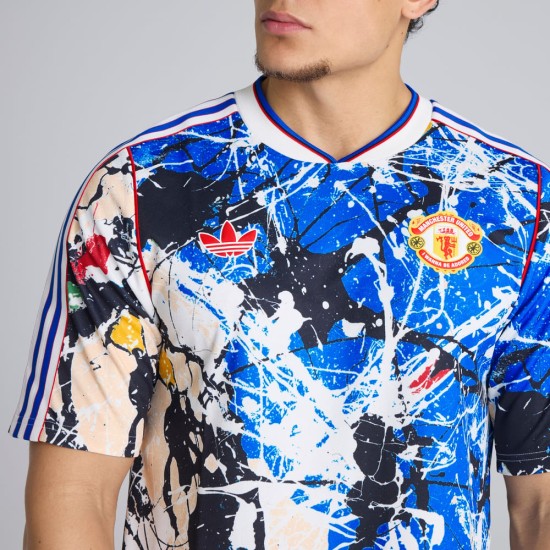 Maillot Stone Roses Manchester United 2025/26 Homme Maillot Stone Roses Manchester United 2025/26 Homme