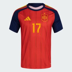 Maillot Officiel Domicile Espagne 2026 Homme WILLIAMS JR. #17