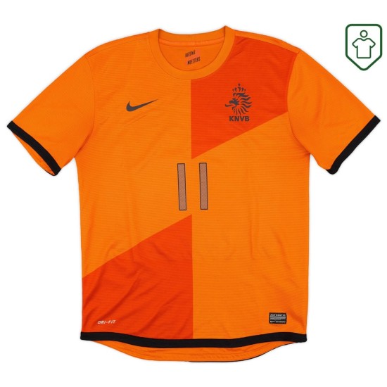 Homme Maillot rétro domicile Pays-Bas 2012/13 Robben #11