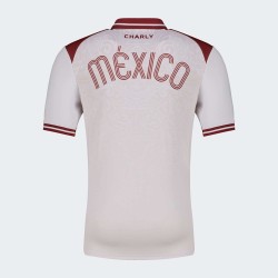 Maillot Héritage Édition Spéciale Mexique 2025 Homme - Blanc Maillot Héritage Édition Spéciale Mexique 2025 Homme - Blanc