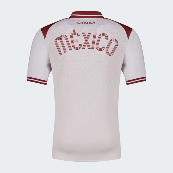 Maillot Héritage Édition Spéciale Mexique 2025 Femme - Blanc Maillot Héritage Édition Spéciale Mexique 2025 Femme - Blanc