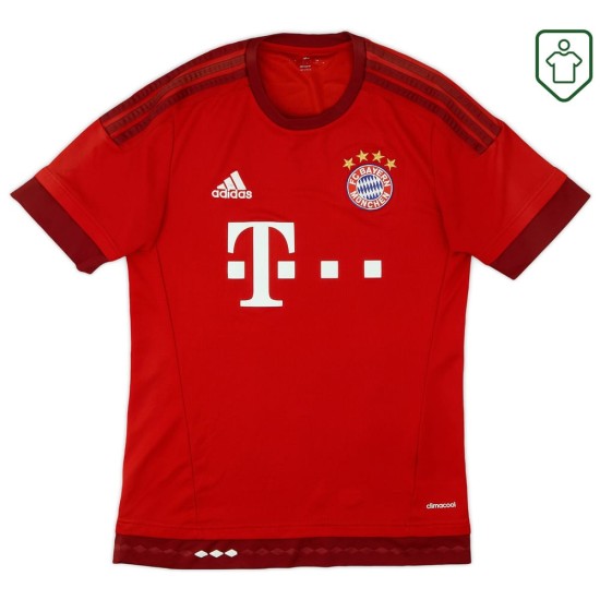 Homme Maillot domicile rétro Bayern Munich 2015/16 Thiago #6 Homme Maillot domicile rétro Bayern Munich 2015/16 Thiago #6