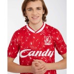 Enfant Liverpool 1989/91 Domicile Candy Rétro Maillot Enfant Liverpool 1989/91 Domicile Candy Rétro Maillot