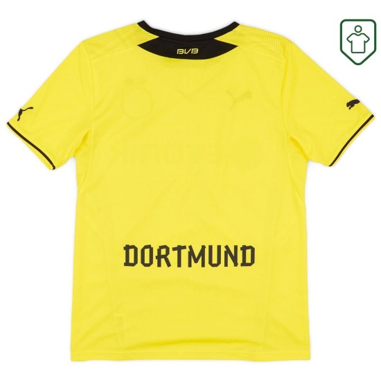 Homme Maillot domicile rétro BVB Borussia Dortmund 2013/14
