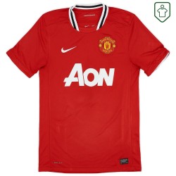 Maillot rétro domicile homme Manchester United 2011/12 Scholes #22