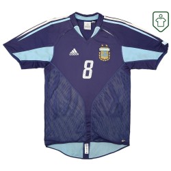 Homme Maillot rétro extérieur Argentine 2004/05 Zanetti #8