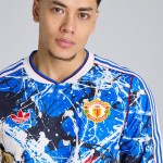 Maillot manches longues Stone Roses Manchester United 2025/26 Enfant