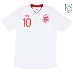Homme Maillot rétro domicile Angleterre 2012/13 Rooney #10 Homme Maillot rétro domicile Angleterre 2012/13 Rooney #10