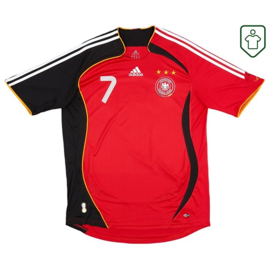 Homme Maillot rétro extérieur Allemagne 2005/07 Schweinsteiger #7 Homme Maillot rétro extérieur Allemagne 2005/07 Schweinsteiger #7