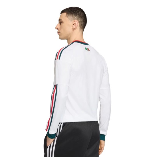 Maillot Coupe du Monde 2026 Extérieur Manches Longues Mexique Homme Maillot Coupe du Monde 2026 Extérieur Manches Longues Mexique Homme