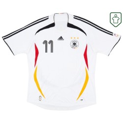 Homme Maillot rétro domicile Allemagne 2005/07 Klose #11