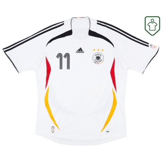 Homme Maillot rétro domicile Allemagne 2005/07 Klose #11