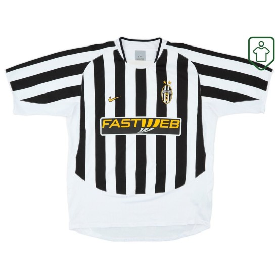 Homme Maillot domicile rétro Juventus 2003/04 Del Piero #10 Homme Maillot domicile rétro Juventus 2003/04 Del Piero #10