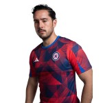 Maillot Femme Cruz Azul Échauffement Troisième 2025/26 – Rouge/Marine Maillot Femme Cruz Azul Échauffement Troisième 2025/26 – Rouge/Marine