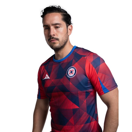 Maillot Femme Cruz Azul Échauffement Troisième 2025/26 – Rouge/Marine Maillot Femme Cruz Azul Échauffement Troisième 2025/26 – Rouge/Marine
