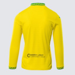 Maillot Domicile Manches Longues Homme Norwich City 2025/26