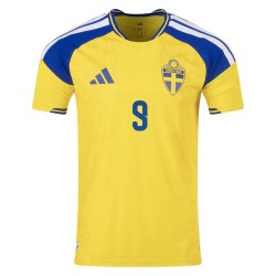 Maillot Domicile Authentique Suède 2026 Homme ISAK #9