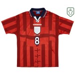 Homme Maillot rétro extérieur Angleterre 1997/99 Gascoigne #8 Homme Maillot rétro extérieur Angleterre 1997/99 Gascoigne #8