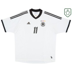 Homme Maillot rétro domicile Allemagne 2002/04 Klose #11