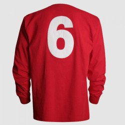 Maillot Rétro Extérieur Manches Longues #6 Homme West Ham United 1966