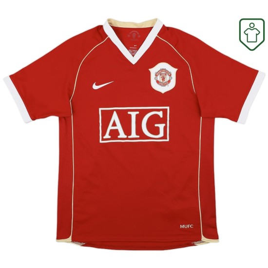 Maillot rétro domicile homme Manchester United 2006/07 Rooney #8 Maillot rétro domicile homme Manchester United 2006/07 Rooney #8