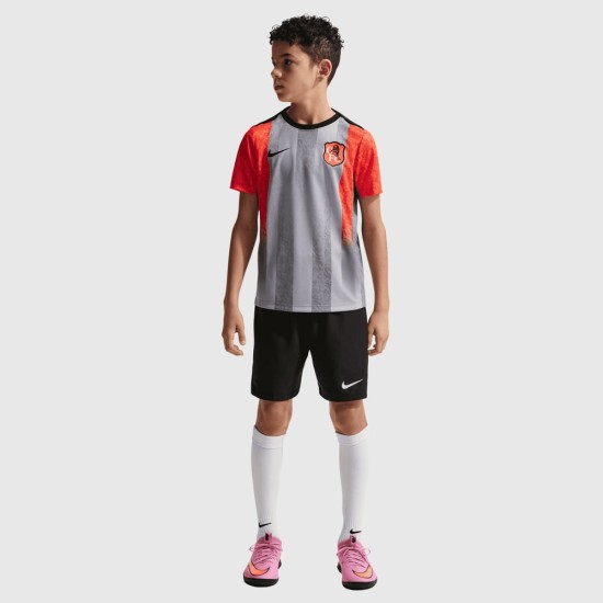 Enfant Chelsea 2025/26 Troisième Maillot Pré-Match Gris