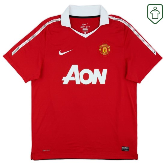 Maillot rétro domicile homme Manchester United 2010/11 Berbatov #9 Maillot rétro domicile homme Manchester United 2010/11 Berbatov #9