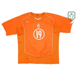 Homme Maillot rétro domicile Pays-Bas 2004/06 Robben #19